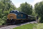 CSXT 9969 Leads the Geometry Train at Dead River